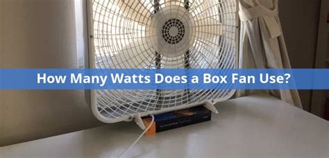 most efficient box fans